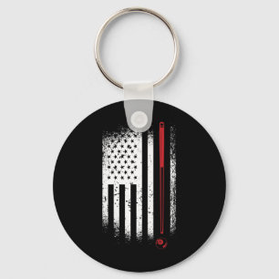 Porte-clés Piscine graphique rétro Billard Snooker Billard Cu