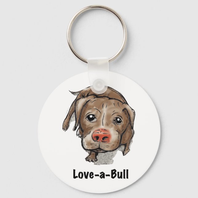 Porte-clés Pitbull (Recto)