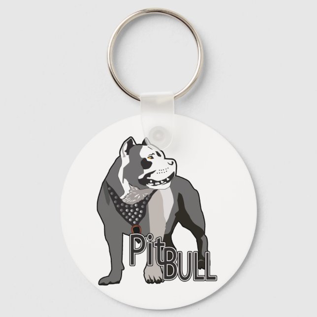 Porte-clés Pitbull (Recto)