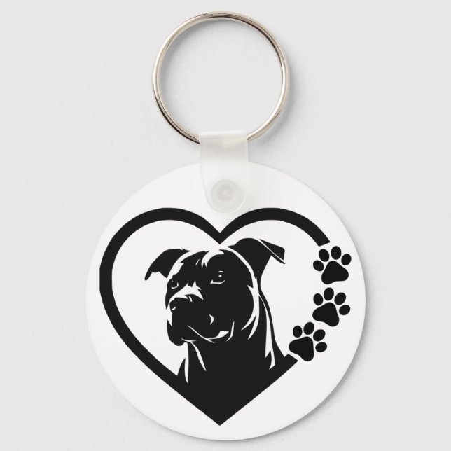 Porte-clés Pitbull (Recto)