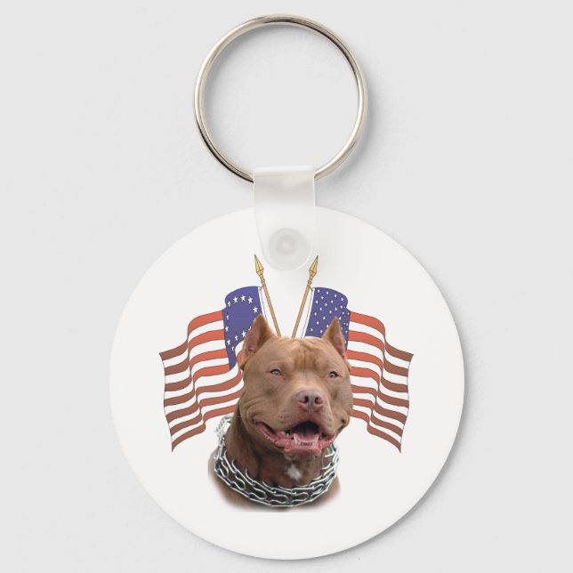 Porte-clés Pitbull (Recto)