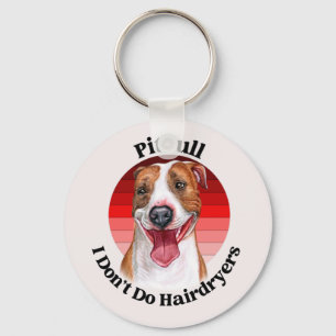 Porte-clés Pitbull drôle de citation porte - clé