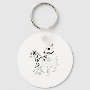 Porte-clés Pitbull Terrier Chien Animal Dalmatie Tattoo Chien
