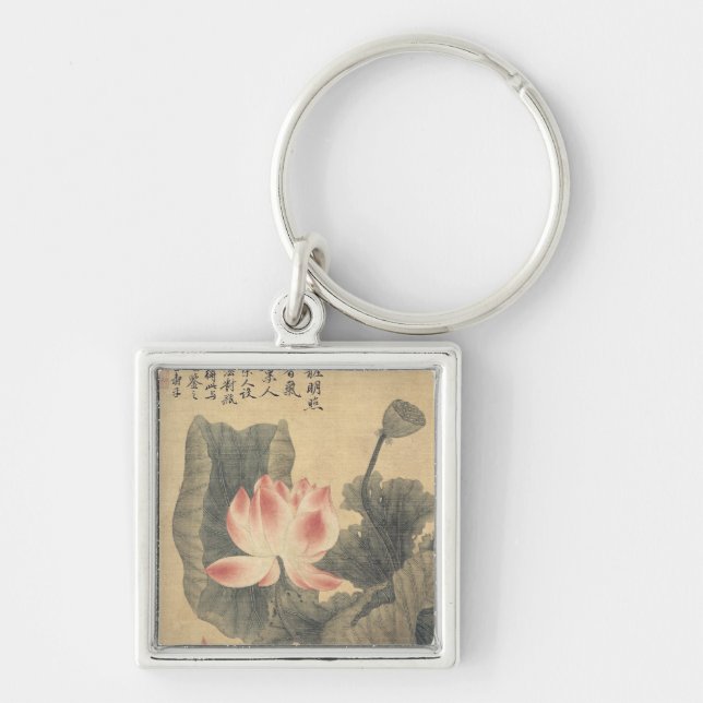 Porte-clés Pivoines (Devant)