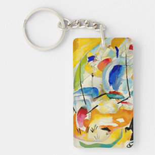 Porte-clés PixDezines Kandinsky 1913 Bataille Navale Improv 3