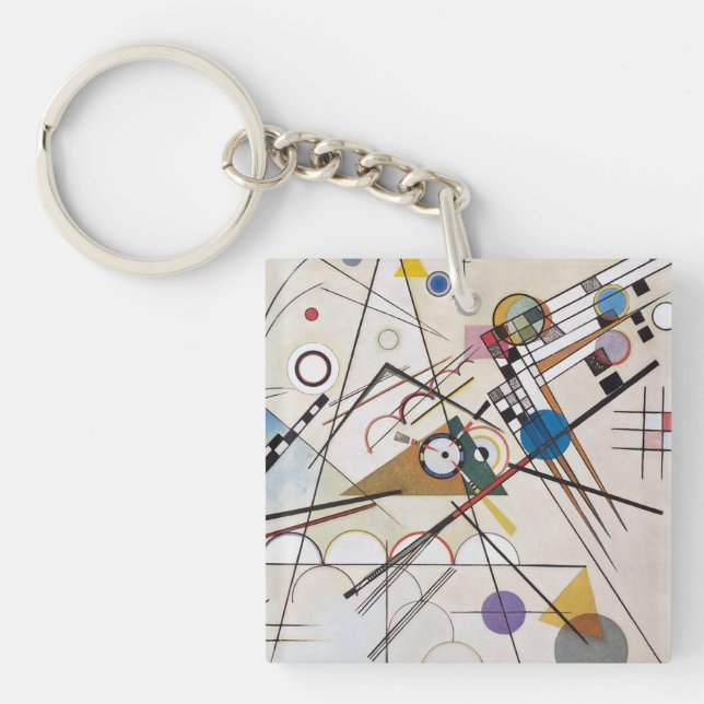 Porte-clés PixDezines Kandinsky 1923 Composition VIII (Devant)