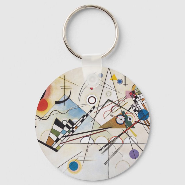 Porte-clés PixDezines Kandinsky 1923 Composition VIII (Recto)