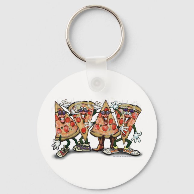 Porte-clés Pizza (Recto)