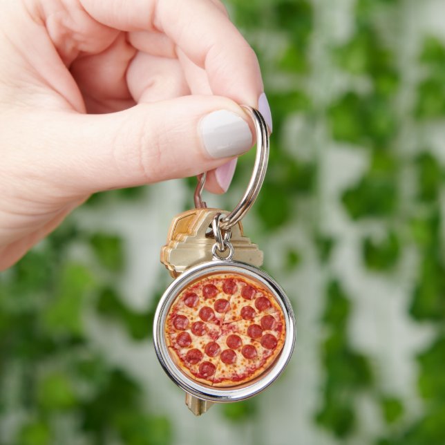 Porte-clés Pizza (main)