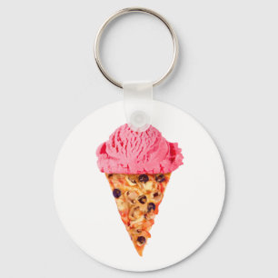 Porte-clés Pizza à la crème glacée