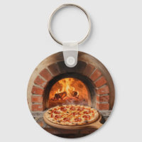 Pizza au Pepperoni Cuit au Feu de Bois Italien Rus