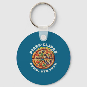 Porte-clés Pizza Éclipse Solaire Clipse Éclipse