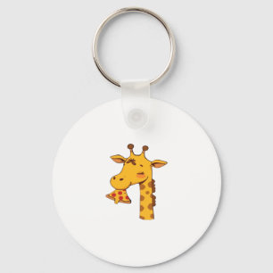 Porte-clés Pizza girafe nourriture hamburger mignon joyeux an
