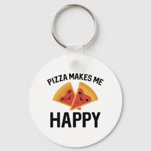 Porte-clés Pizza Me Rend Heureux