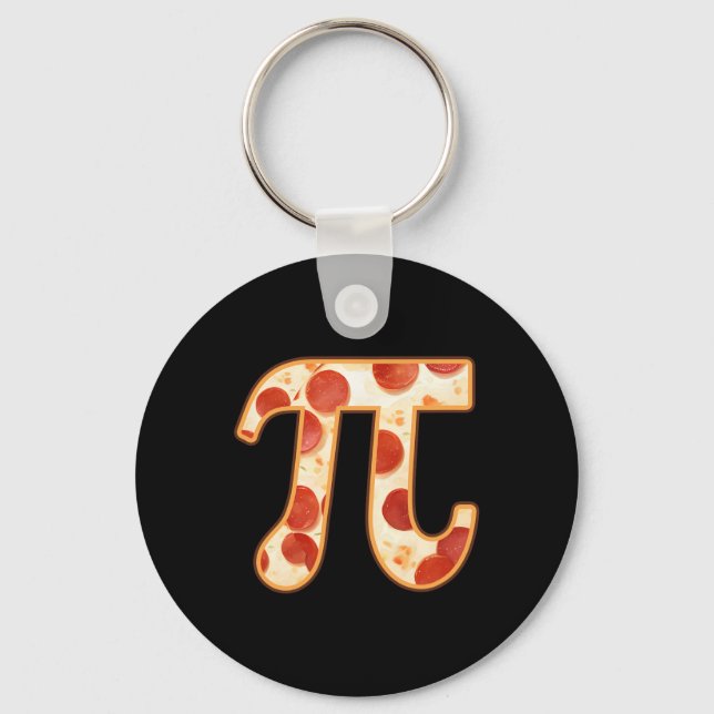 Porte-clés Pizza Pi Day Geek Nerd Italien Math Thanksgiving H (Recto)