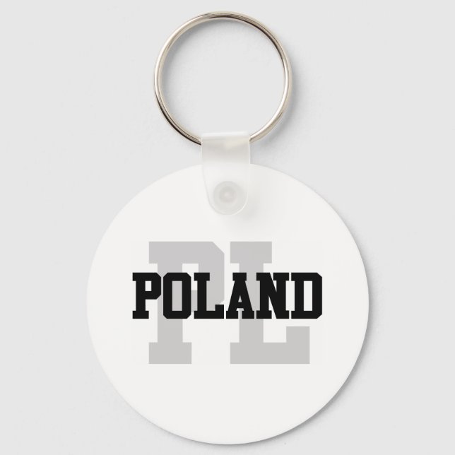 Porte-clés PL Pologne (Recto)