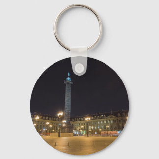 Porte-clés Place de la concorde à Paris la nuit
