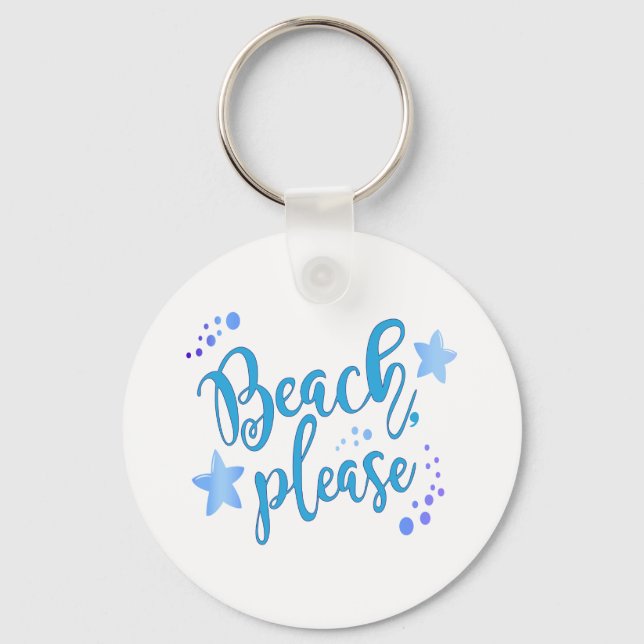 Porte-clés Plage (Recto)