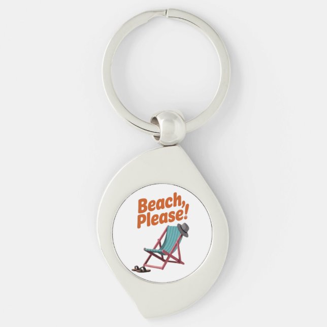Porte-clés Plage (Devant)