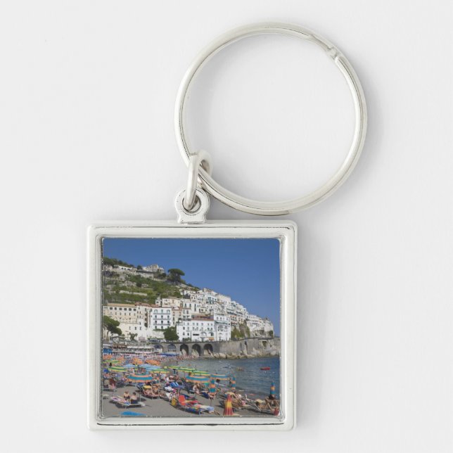 Porte-clés Plage à Amalfi, Campanie, Italie (Devant)