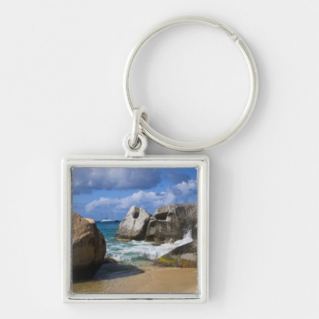 Porte-clés Plage à Virgin Gorda, Îles Vierges britanniques (Devant)