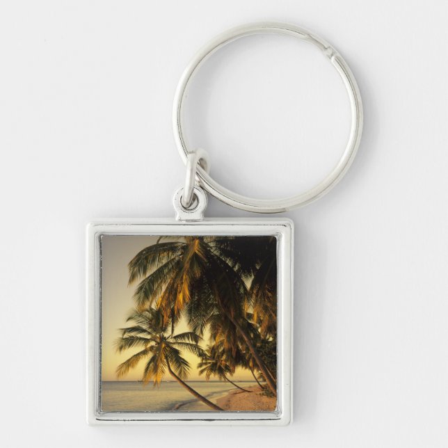 Porte-clés Plage au coucher du soleil, Trinidad (Devant)