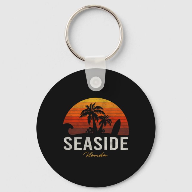 Porte-clés Plage balnéaire Floride Palms Fl Surf de vacances  (Recto)