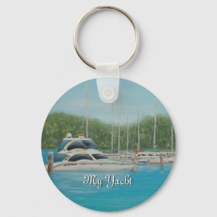 Porte-clés Plage Bluen Boats Peinture Australie