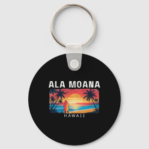 Porte-clés Plage d'Ala Moana Hawaii Hommes Femmes Surf _1