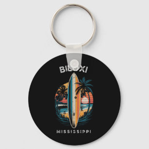 Porte-clés Plage de Biloxi Mississippi Hommes Femmes Surf
