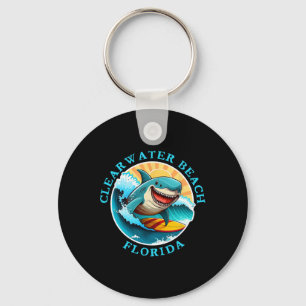 Porte-clés Plage de Clearwater Floride Surfant au bonheur Sou