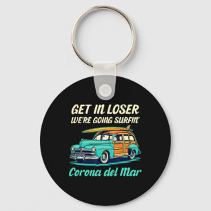 Porte-clés Plage de Corona Del Mar Fille de surf Femmes Homme