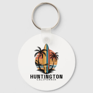 Porte-clés Plage de Huntington Beach Californie Surfant Surfe