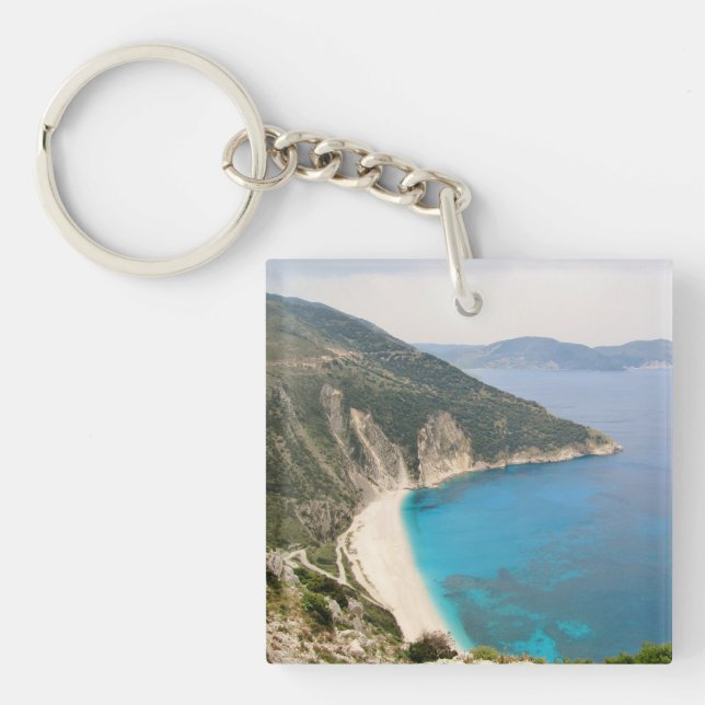 Porte-clés Plage de Myrtos (Kefalonia) (Devant)