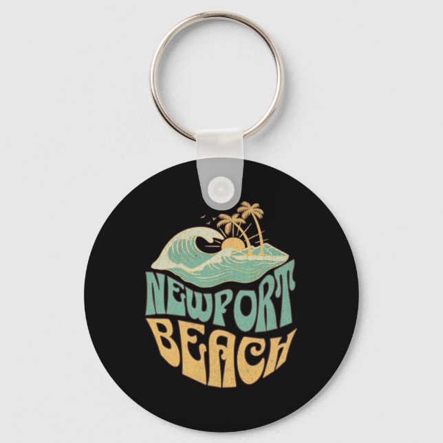 Porte-clés Plage de Newport _1  (Recto)