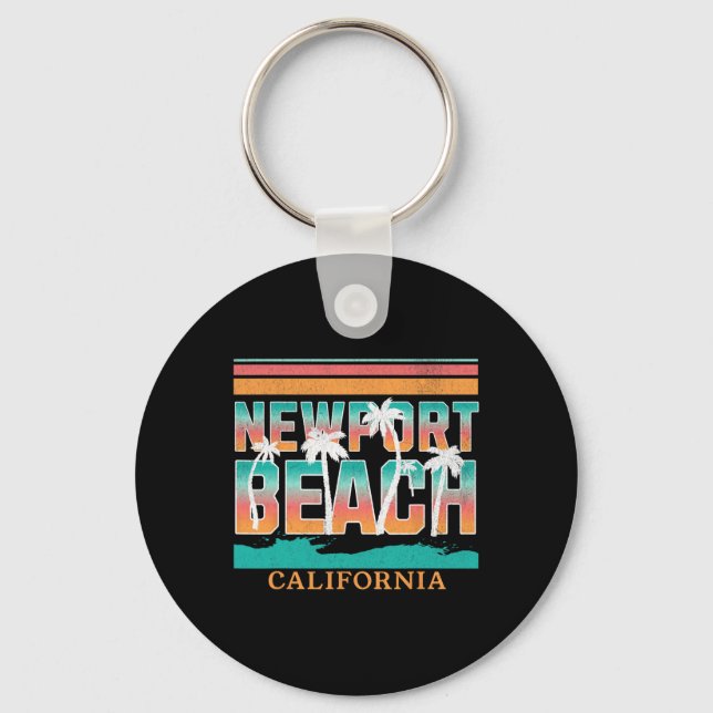 Porte-clés Plage de Newport _3  (Recto)