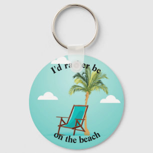 Porte-clés Plage de palmier