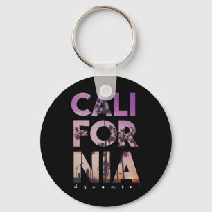 Porte-clés Plage de rêve californien Palmier Vacances d'été