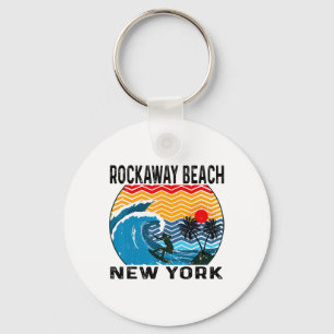 Porte-clés Plage de Rockaway New York Surfing Planche de surf