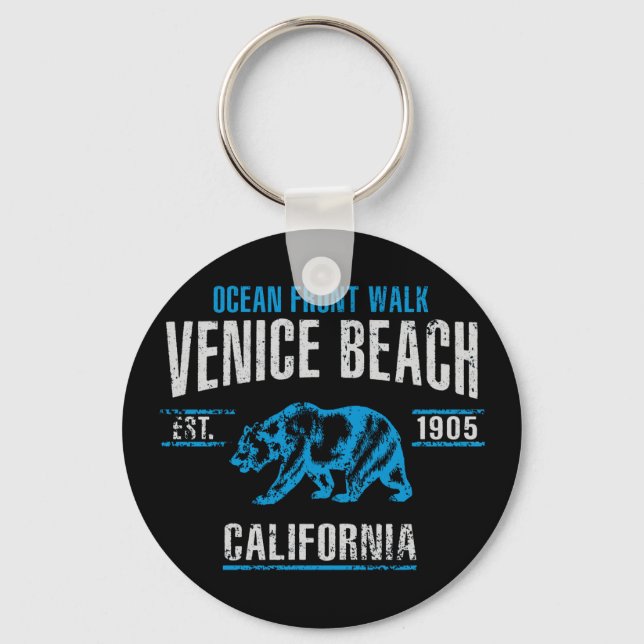 Porte-clés Plage de Venice (Recto)