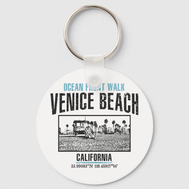 Porte-clés Plage de Venice (Recto)