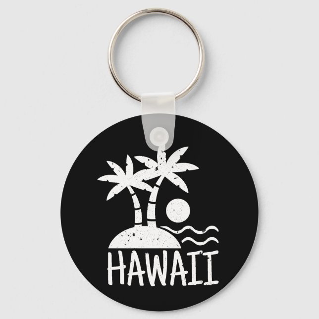 Porte-clés Plage d'Hawaii (Recto)