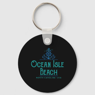Porte-clés Plage d'Ocean Isle Caroline du Nord Conception nau