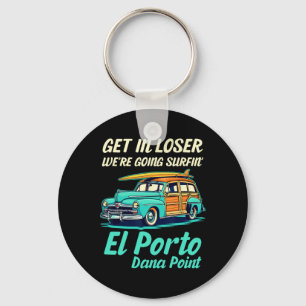 Porte-clés Plage El Porto Surf Dana Point Femmes Hommes Vinta