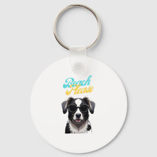 Porte-clés Plage et Chiens