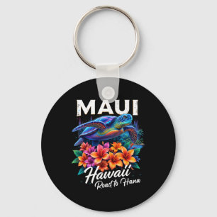 Porte-clés Plage océanique hawaïenne Maui Hawaï Tortue Vacanc