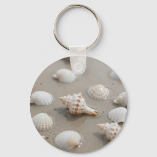 Porte-clés Plage Sérénité Coquillages Délicats
