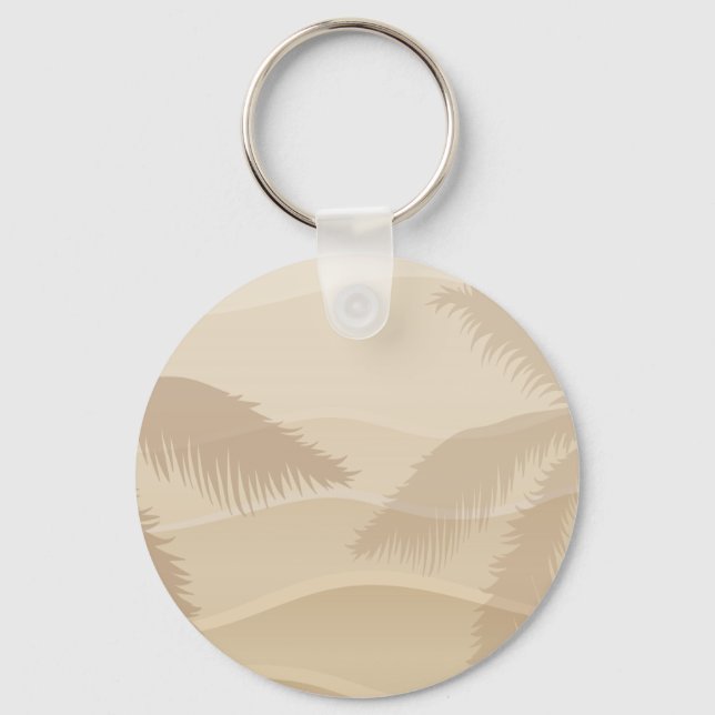 Porte-clés Plage tropicale (Recto)