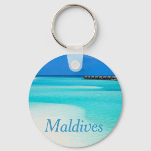 Porte-clés Plage tropicale aux Maldives