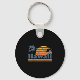 Porte-clés Plage vintage d'Hawaï Été Surf Hawaïen Surf